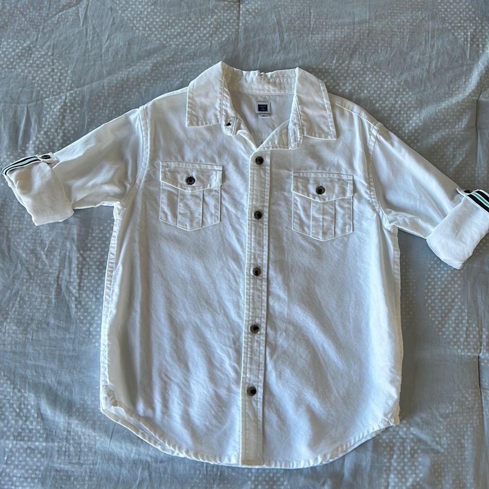 Janie and Jack Button Down Shirt size 5